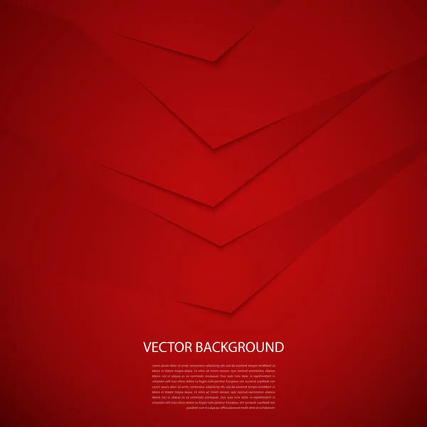 Fundo vermelho abstrato — Vetor de Stock