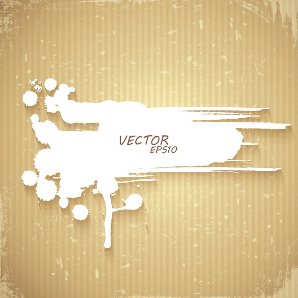Vit grunge banner — Stock vektor