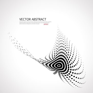 black dots 3D background