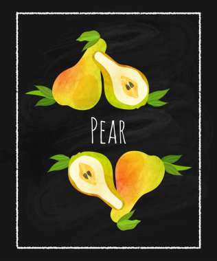 Armut meyve arka plan