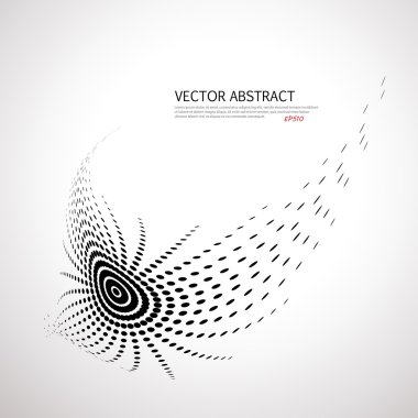 black dots 3D background