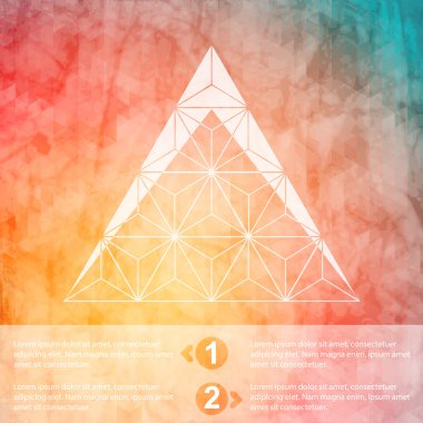 çokgenler ile geometrik arka plan.