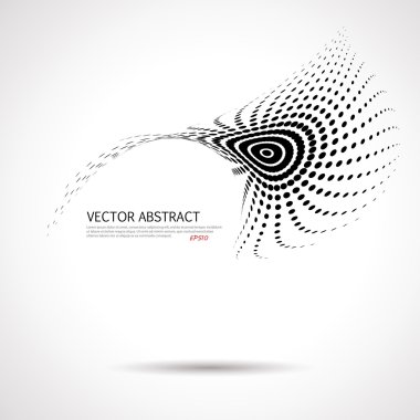 black dots 3D background