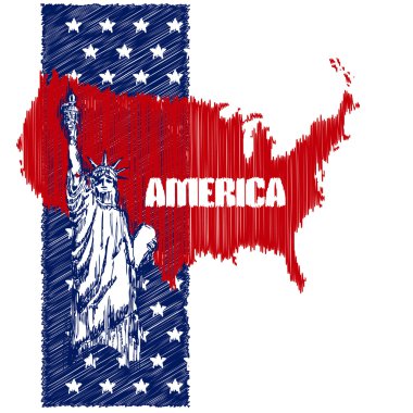 America. Independence Day Design.