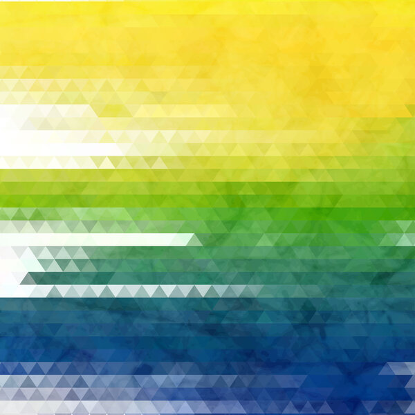 Фон бразильского флага с многоугольниками
.