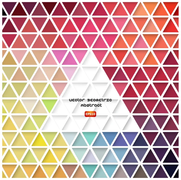 Abstract triangle background. — Stock Vector