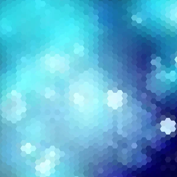 Banner azul abstracto — Vector de stock