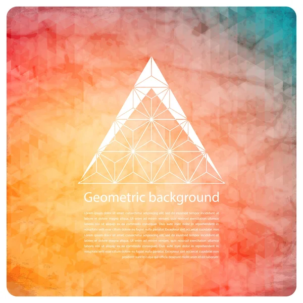 Geometric background with polygons. — Stock Vector