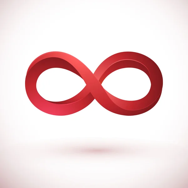 Infinity spiral sign — Stock vektor