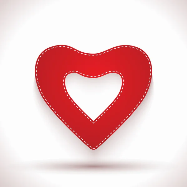 Herz Applikation Hintergrund — Stockvektor