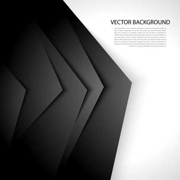 Abstrato fundo preto-branco — Vetor de Stock