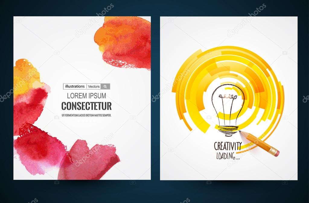 Business concept  :creativity   loading background