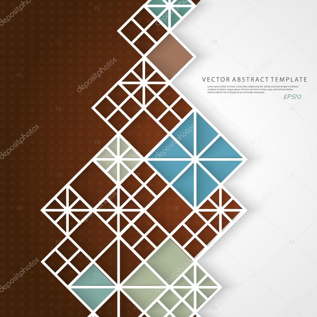 abstract brown geometric background