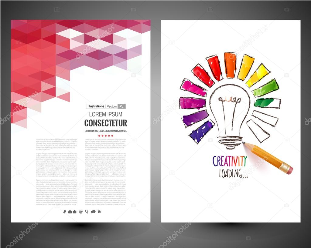Business concept  :creativity   loading background