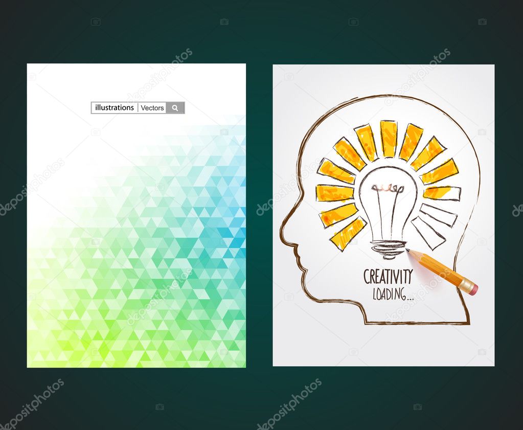Business concept  :creativity   loading background
