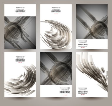 İş poster şablonları seti