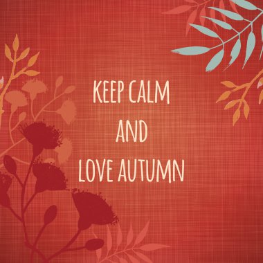 Sonbahar Çiçek Arkaplanı