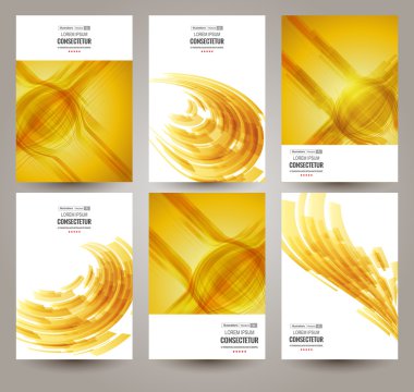 İş poster şablonları seti