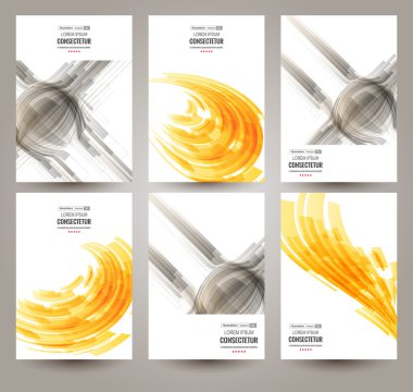 İş poster şablonları seti