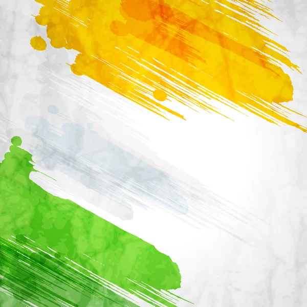 Fondo abstracto de la bandera india — Archivo Imágenes Vectoriales