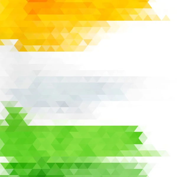 Indiska flaggan bakgrund — Stock vektor