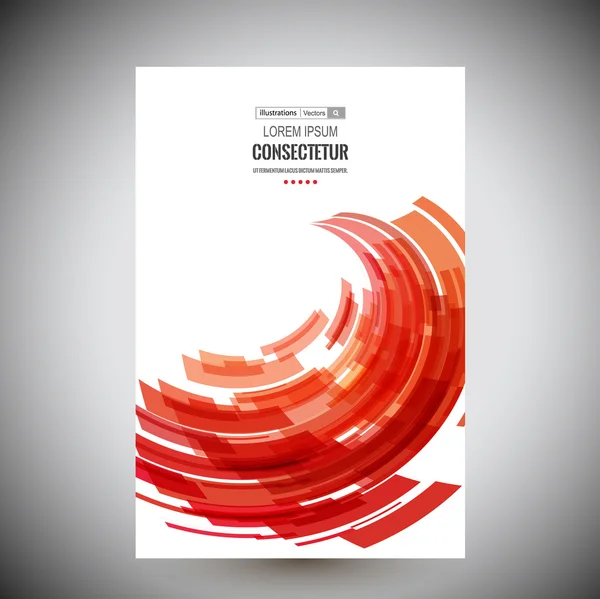 Affiche d'entreprise, modèle de brochure — Image vectorielle