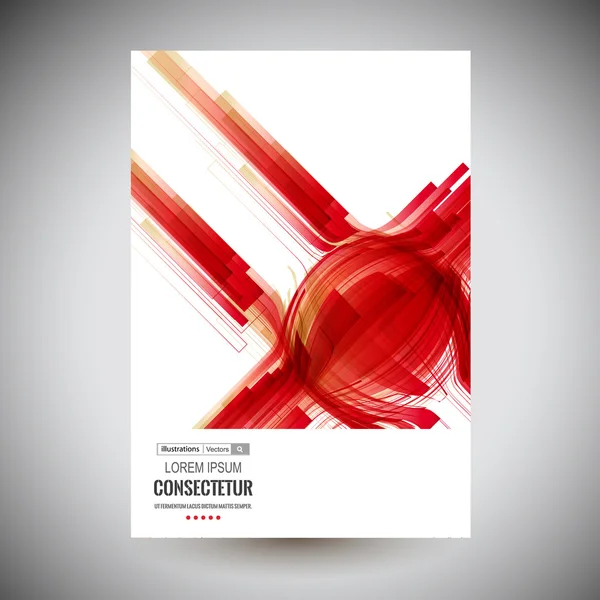 Affiche d'entreprise, modèle de brochure — Image vectorielle