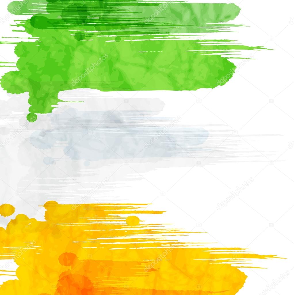 Abstract Indian Flag Background