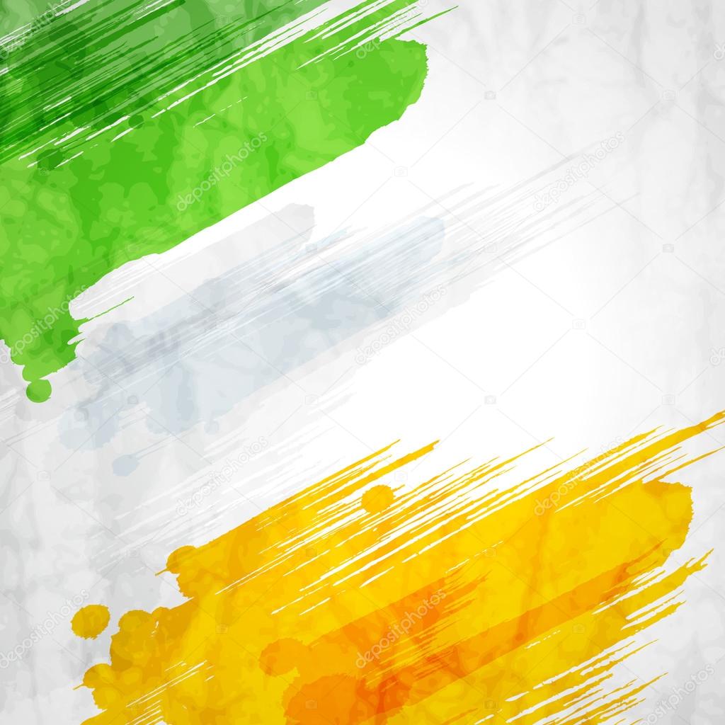 Abstract tricolor flag background