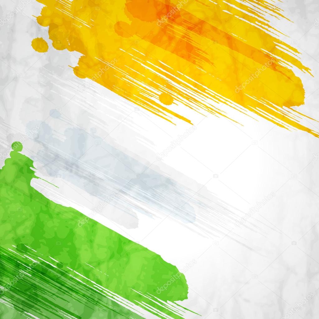 Abstract Indian Flag Background