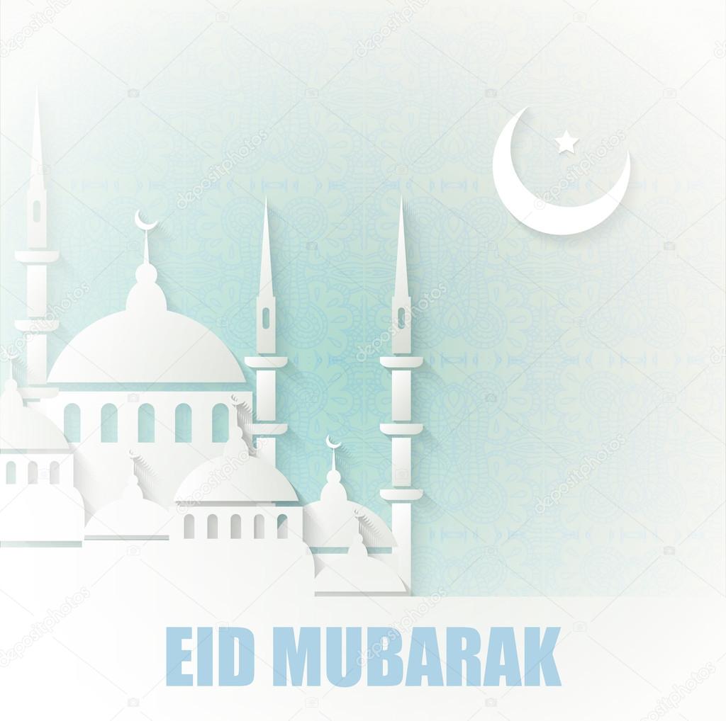 Muslim greetings background.