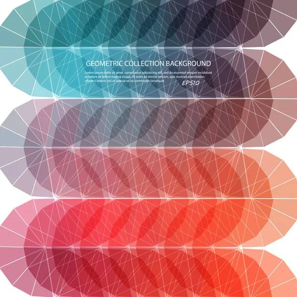 Abstracte geometrische achtergrond — Stockvector