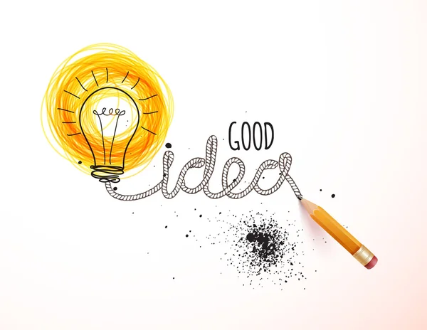 Creative idea concept — Stock Vector