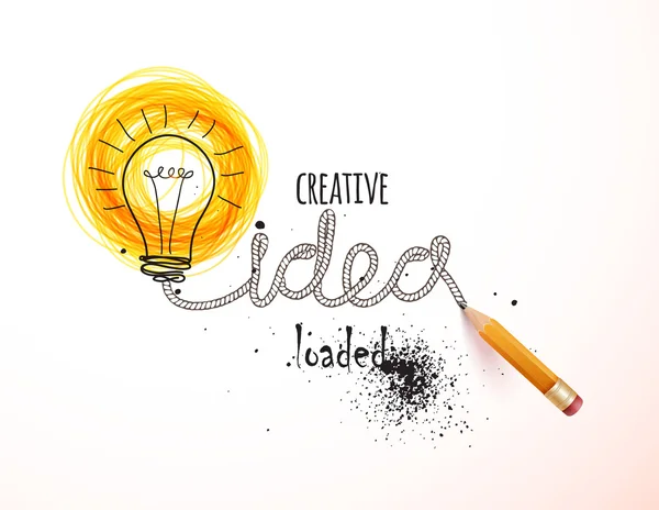 Creative idea concept — Stock Vector
