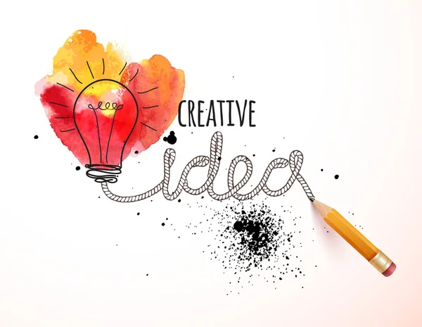 Idea creativa — Vettoriale Stock