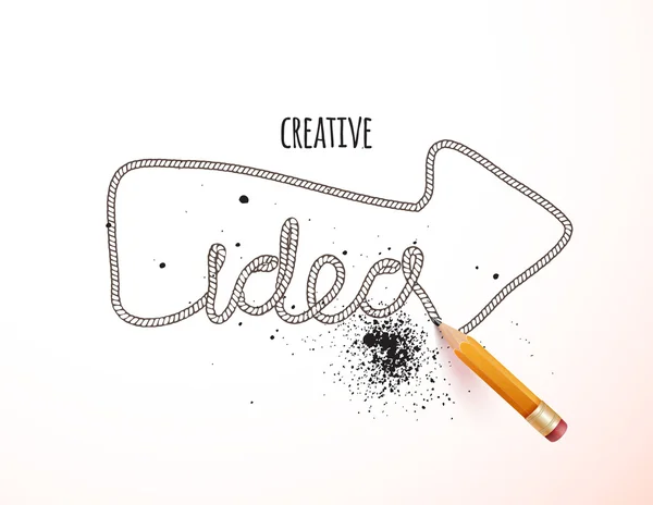 Kreativ idé — Stock vektor