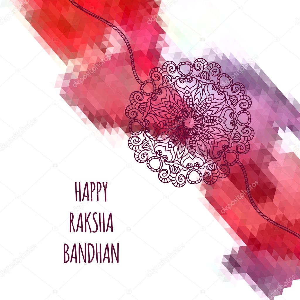 Indian festival Raksha Bandhan background Stock Vector Image by  ©tatkuptsova #97471572
