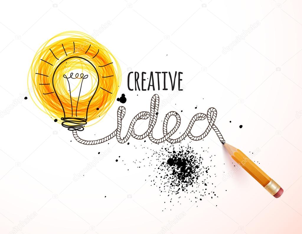 Creative idea concept