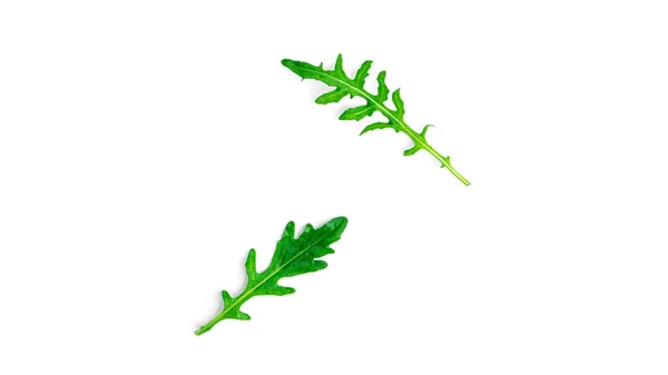 Arugula on white background. — Stock Photo, Image