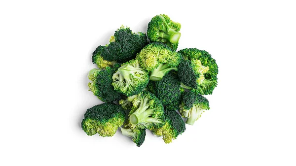 Beyaz arkaplanda brokoli. — Stok fotoğraf