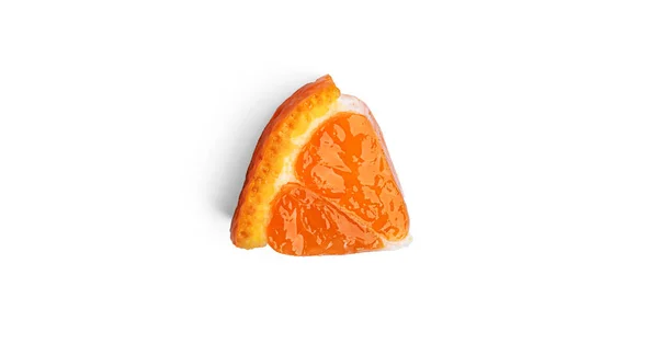 Tangerine Vit Bakgrund Högkvalitativt Foto — Stockfoto