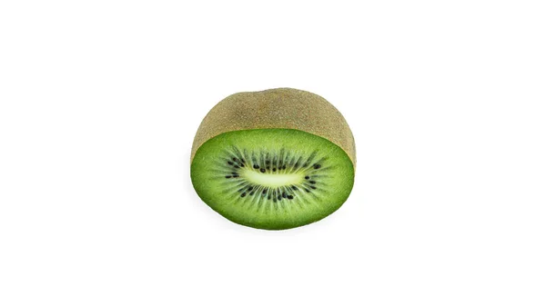 Kiwi Slice White Background High Quality Photo — Stock Photo, Image