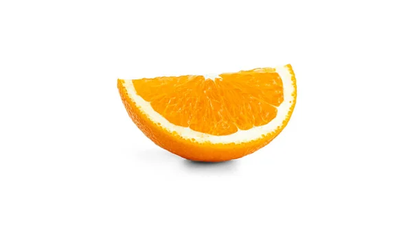 Orange Slices White Background Macro High Quality Photo — Stock Photo, Image