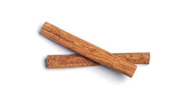 Beyaz arka planda tarçın. - Evet. Yüksek kalite fotoğraf