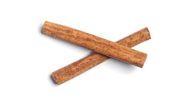 Beyaz arka planda tarçın. - Evet. Yüksek kalite fotoğraf