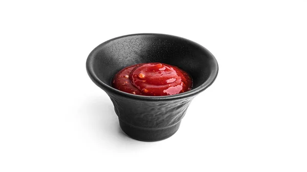 Ketchup Aislado Sobre Fondo Blanco Foto Alta Calidad —  Fotos de Stock