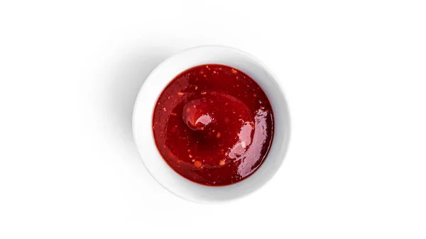 Ketchup Isolato Fondo Bianco Foto Alta Qualità — Foto Stock