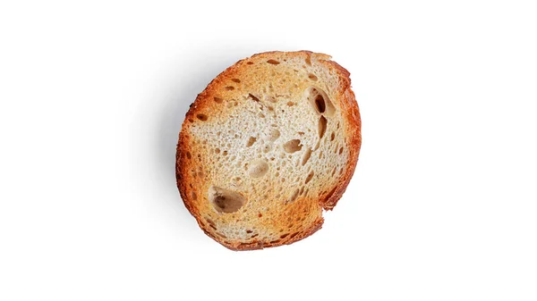 Baguette Toast Isoliert Auf Weißem Hintergrund Hochwertiges Foto — Stockfoto