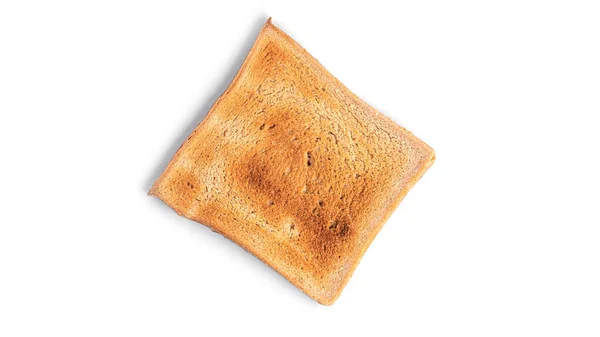 Toast Auf Weißem Hintergrund Hochwertiges Foto — Stockfoto