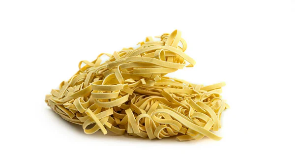 Fyrkantig Formade Pasta Vit Bakgrund Högkvalitativt Foto — Stockfoto